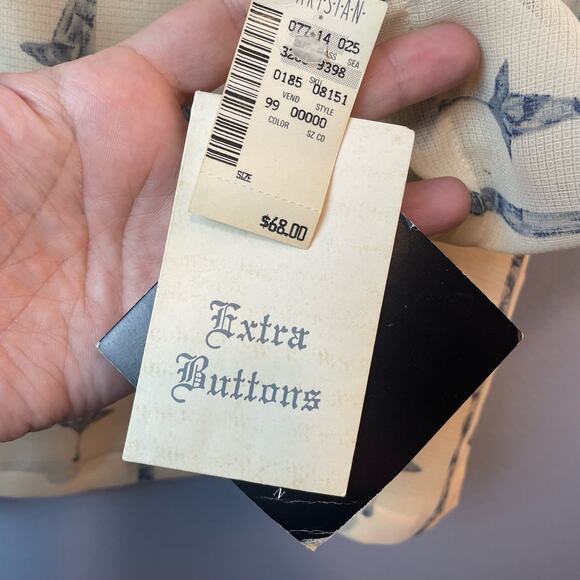 Vintage Theo Miles Parisian NWT Blouse Size 10 - Picture 5 of 9